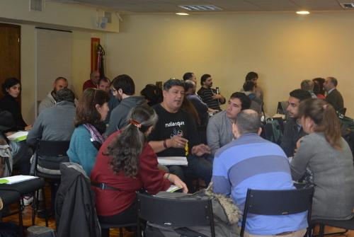 Talleristas de Módulos socioeducativos en jornada de trabajo y evaluación Talleristas de Módulos socioeducativos en jornada de trabajo y evaluación