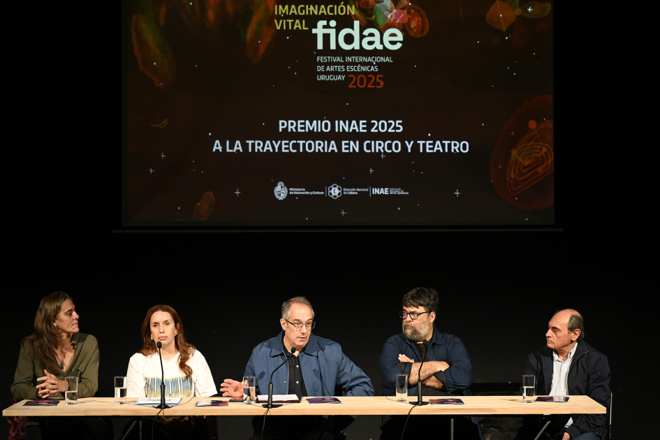 El Galpón y El Picadero recibieron los Premios INAE a la Trayectoria en Teatro y Circo