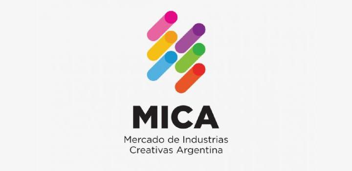 logo mica con círculos de colores