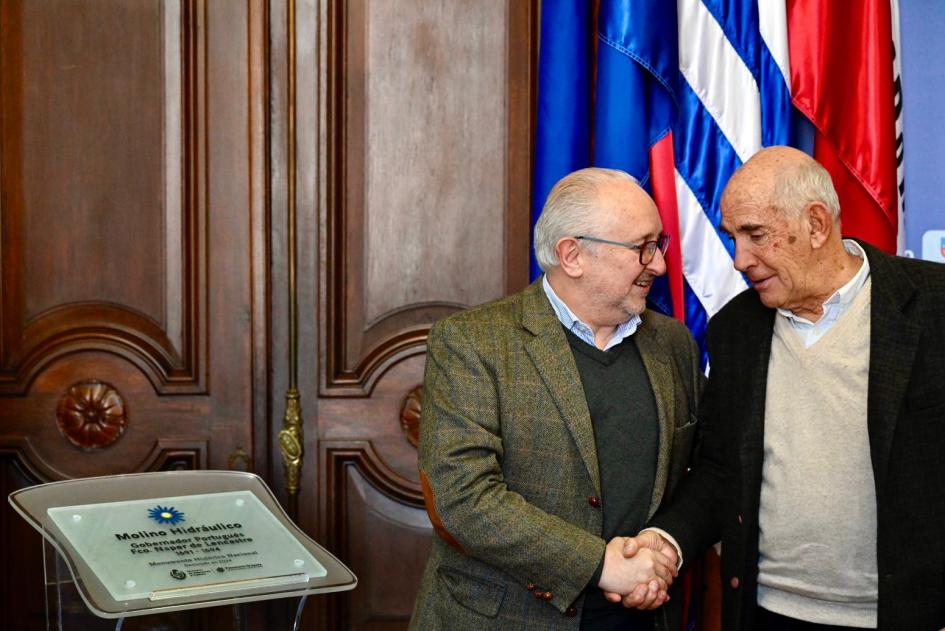 Eduardo Caballero y ministro Eduardo Caballero y ministro