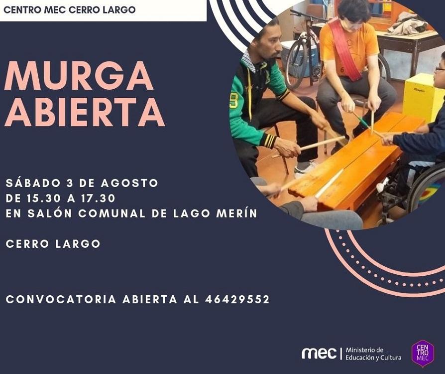 flyer de murga abierta