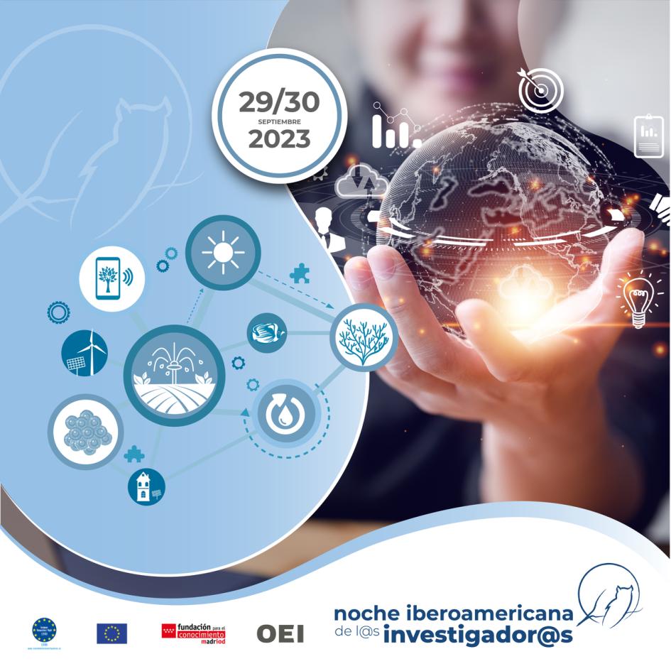 Invitación gráfica a la Noche Iberoamericana de las y los investigadores Invitación gráfica a la Noche Iberoamericana de las y los investigadores