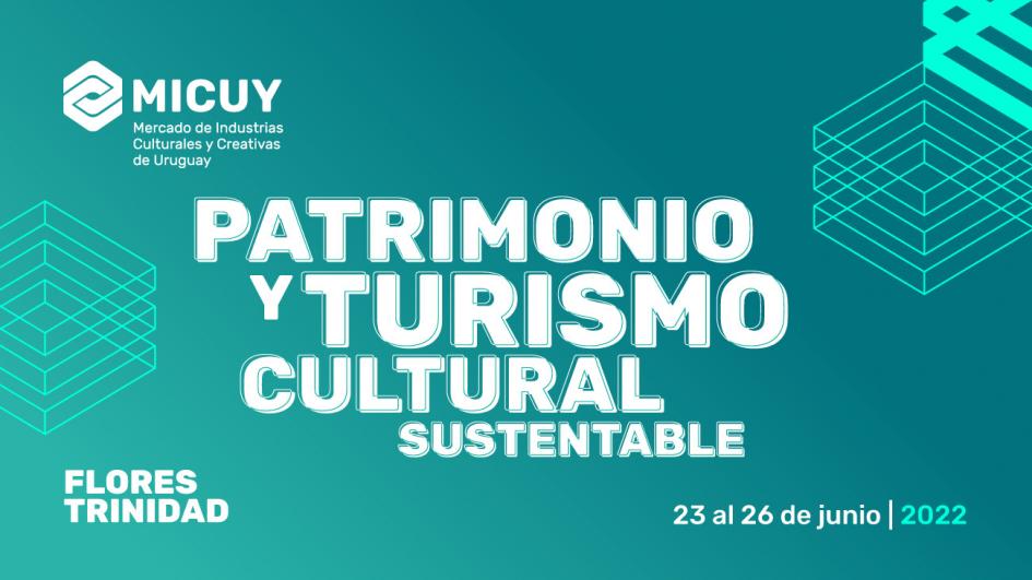 MICUY Patrimonio y Turismo cultural sustentable título del mercado sobre diseño de hexágonos
