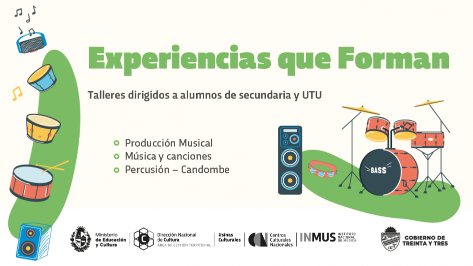 ¨Experiencias que forman¨ en Usina Cultural Treinta y Tres ¨Experiencias que forman¨ en Usina Cultural Treinta y Tres