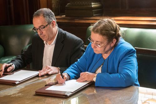 Firma de convenio Firma de convenio