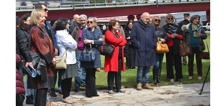 autoridades en la presentación del Espacio Amalia de la Vega