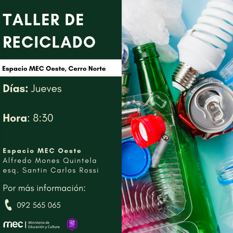 Taller de reciclado Placa de taller