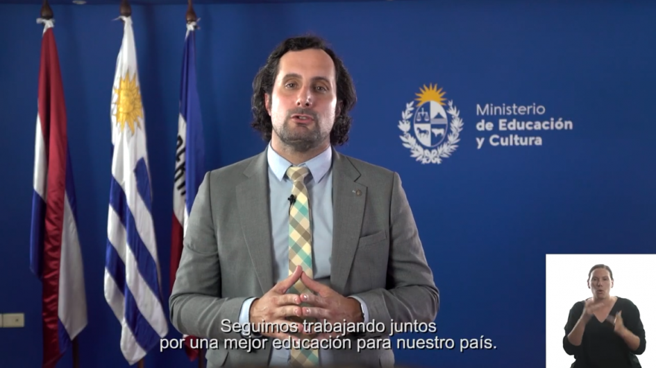 Resumen de gestión 2022 de la Dirección Nacional de Educación. Captura de vídeo