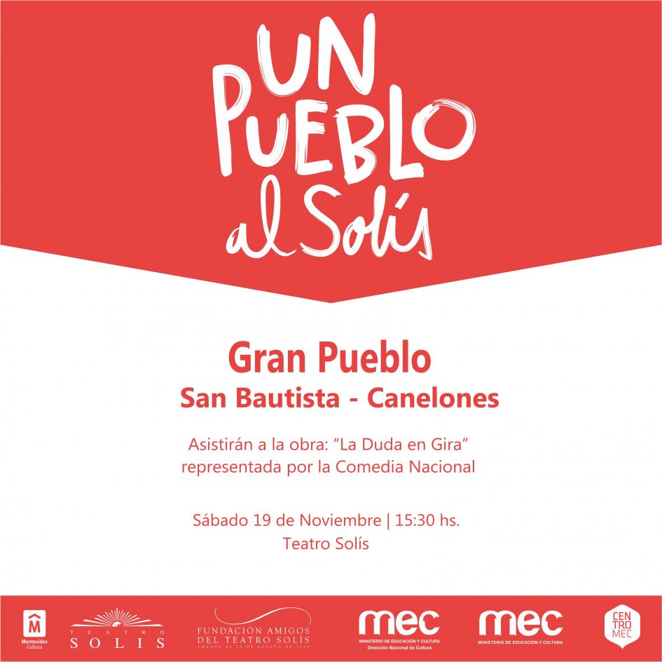 San Bautista al Teatro Solís.