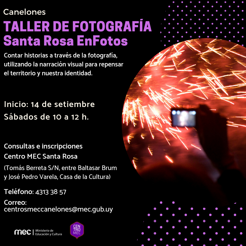 Taller de fotografía Placa de taller