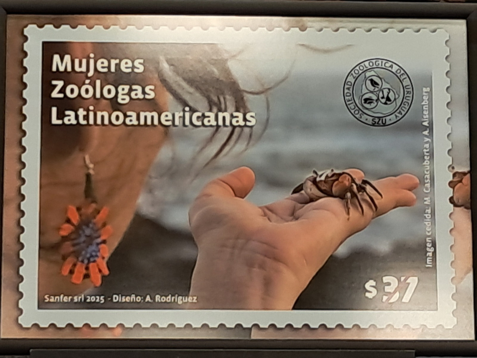 Sello del Correo Uruguayo en homenaje a Mujeres Zoólogas Latinoamericanas