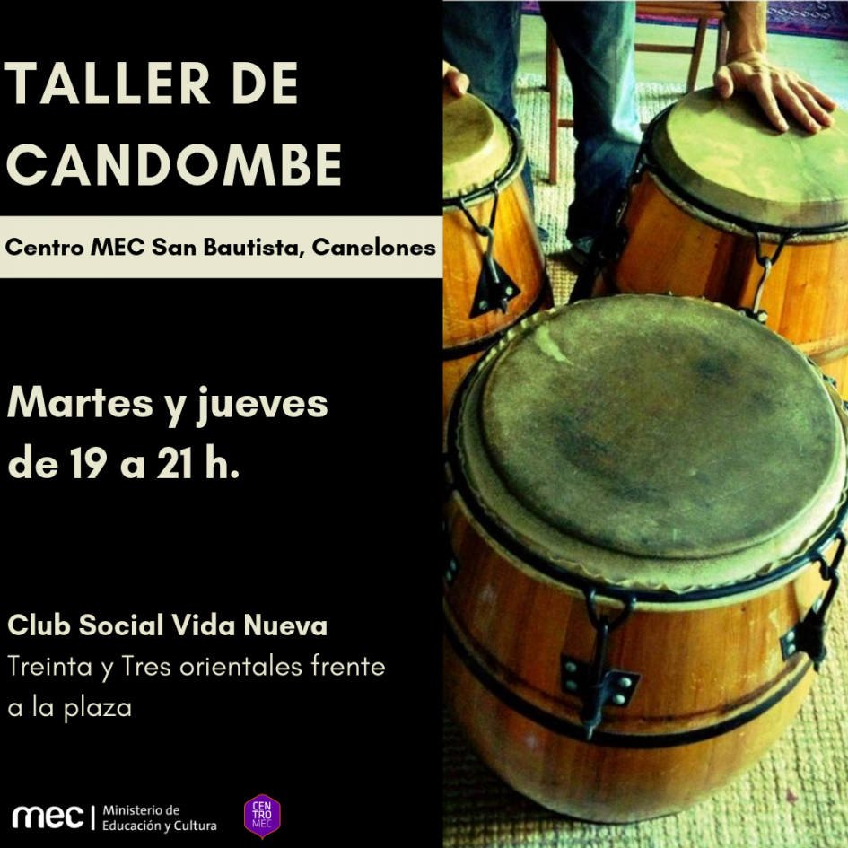 Taller de candombe Placa de taller