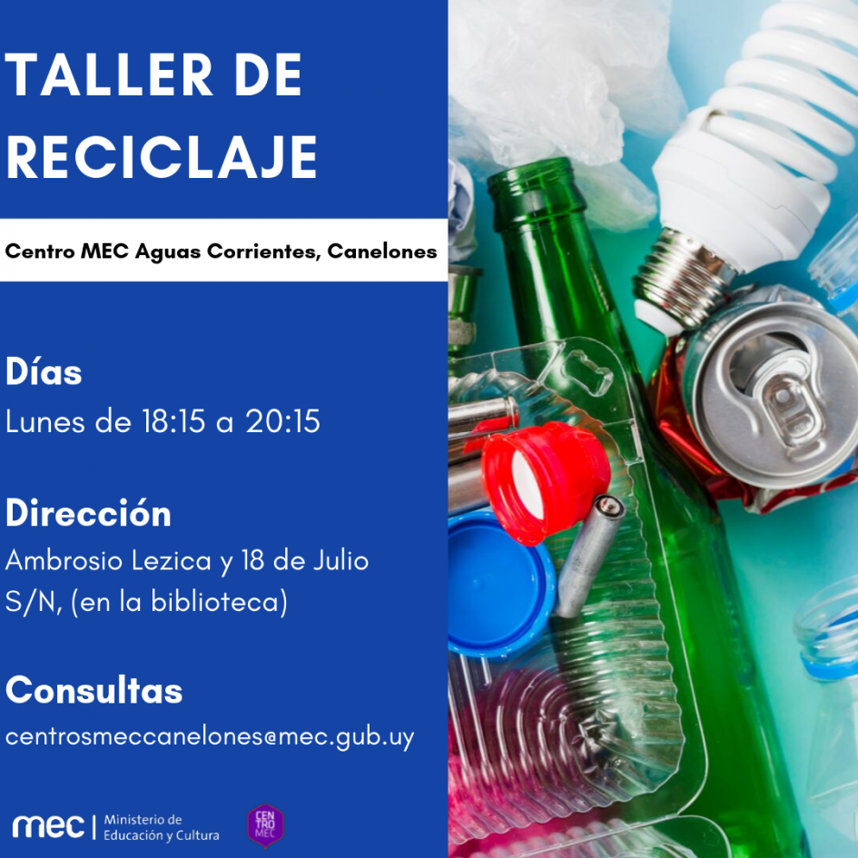 Taller de reciclado Placa de taller