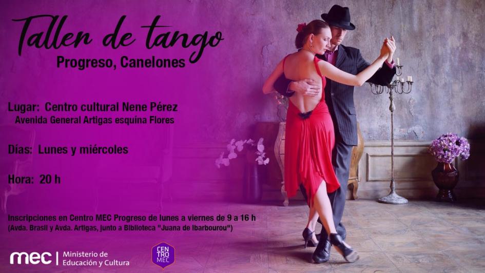 Taller de tango Placa de taller