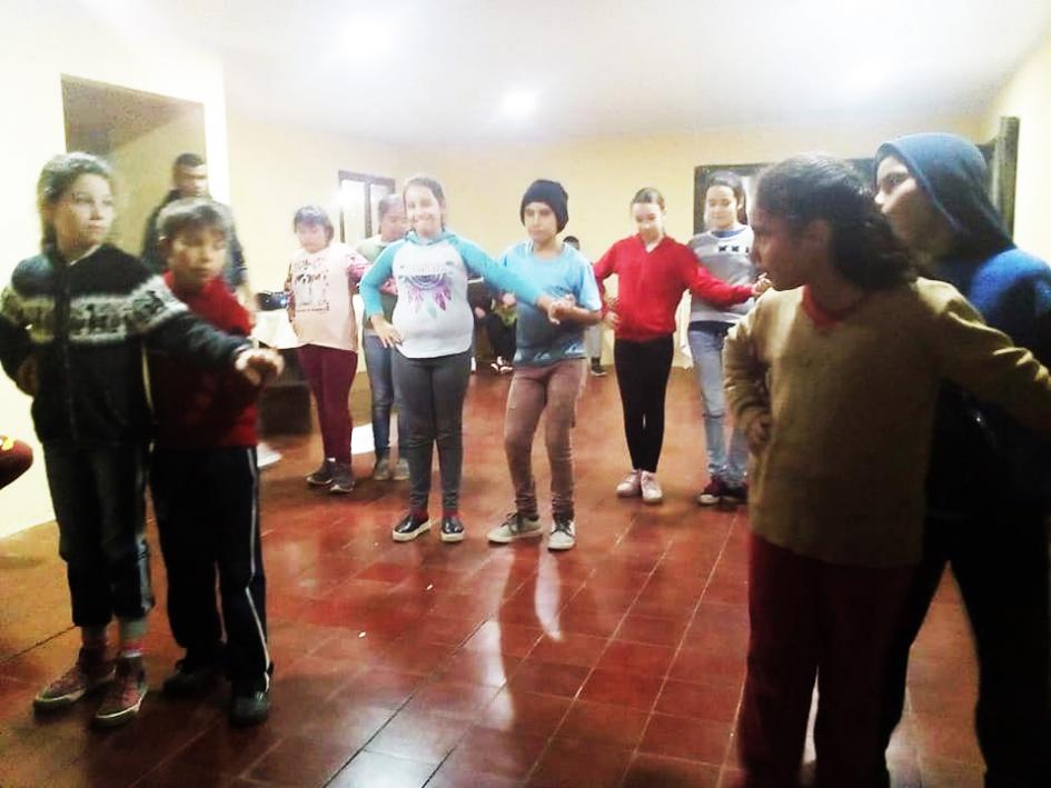 Participantes en Taller de tango Participantes en taller