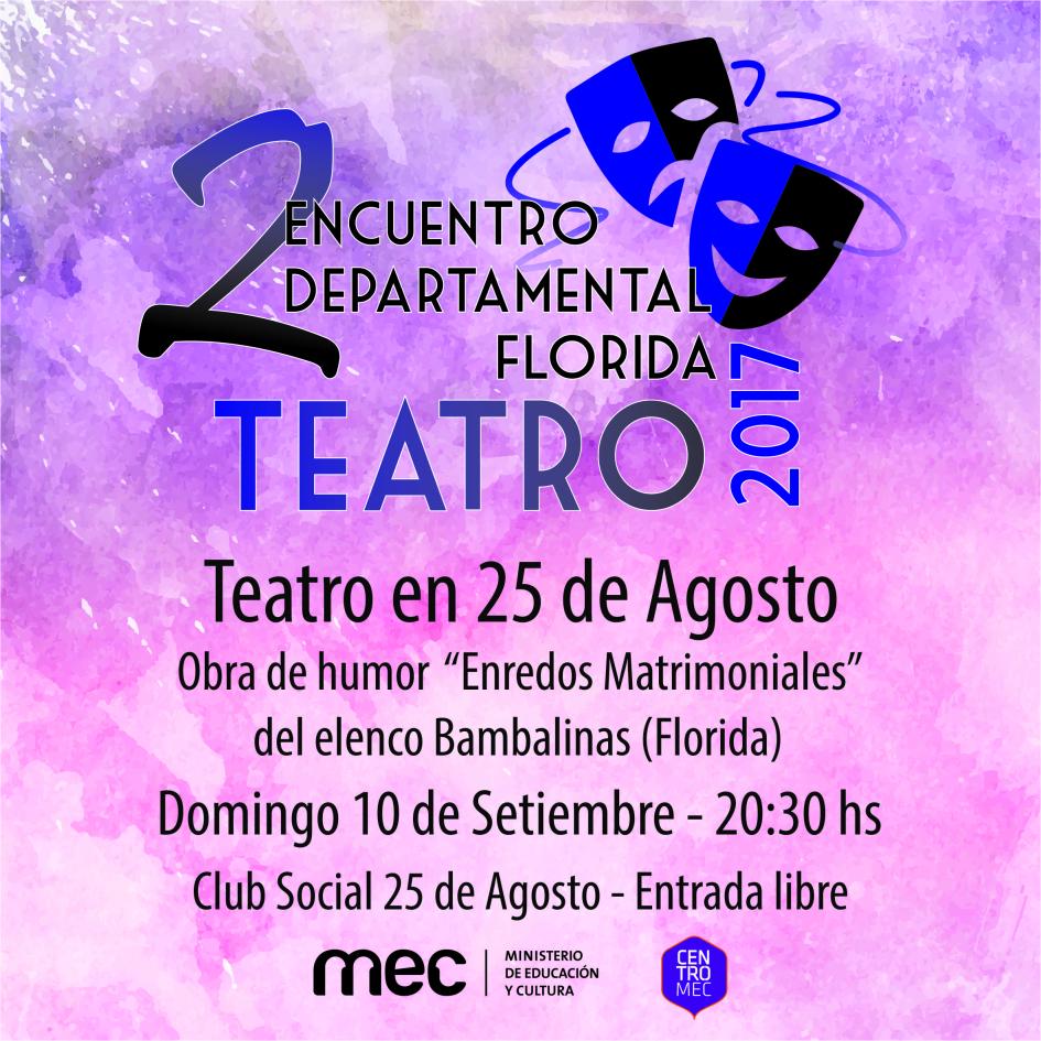 2do Encuentro Departamental Florida. 2do Encuentro Departamental Florida