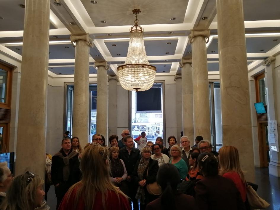 Participantes de la propuesta Un pueblo al Solís Personas en sala