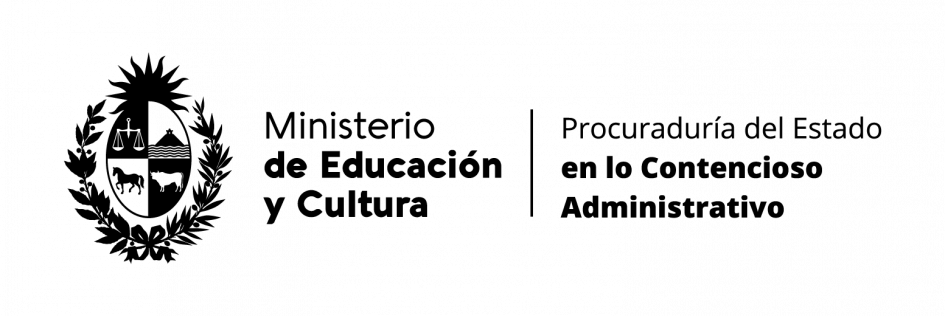 Isologotipo_Procuraduría del Estado en lo Contencioso Administrativo_Negro_PNG Isologotipo_Procuraduría del Estado en lo Contencioso Administrativo_Negro_PNG
