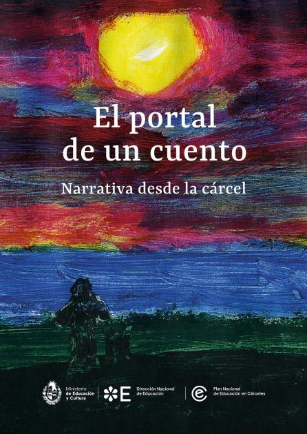 Tapa de la publicación Tapa de libro con dibujo atardecer