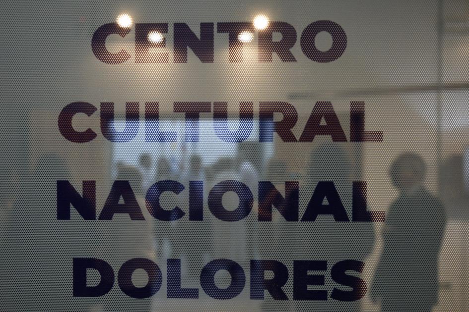 Cartel que dice Centro Cultural Nacional Dolores