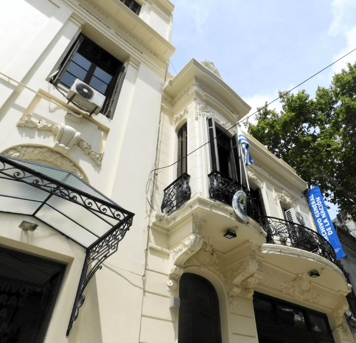 fachada del Archivo General de la Nación