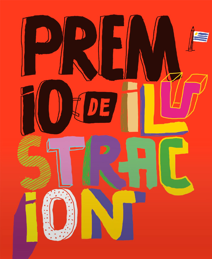 Adaptación de portada de catálogo del VI Premio de Ilustración