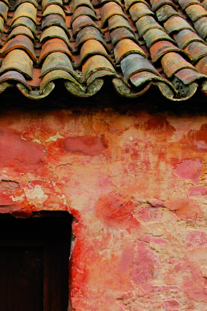 Fachada de casa antigua