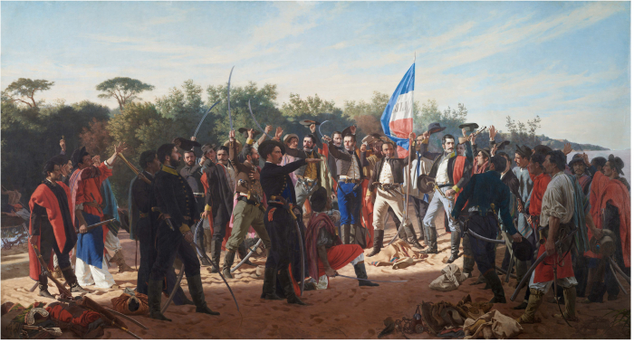 "El Juramento de los Treinta y Tres Orientales", obra de Juan Manuel Blanes