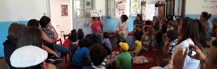 Personas participando de taller