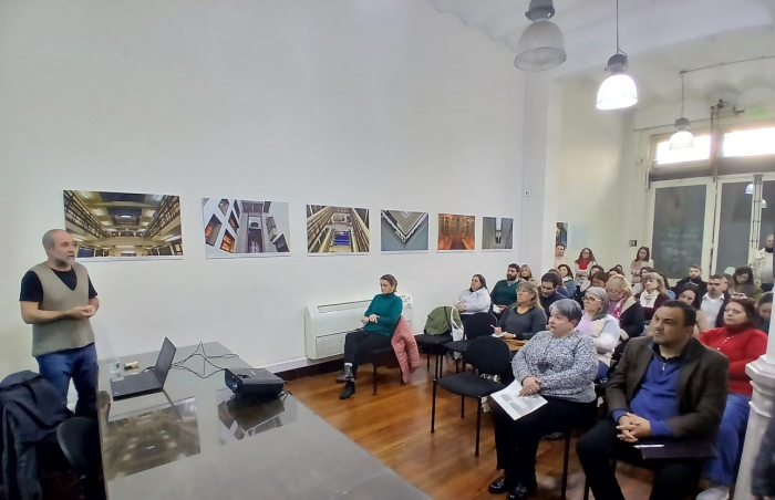 Participantes del taller Preservación Digital. Retos y oportunidades para la Archivística