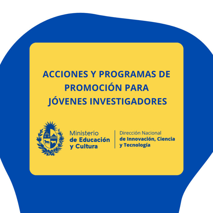 Acciones y programas de promoción para jóvenes investigadores Acciones y programas de promoción para jóvenes investigadores