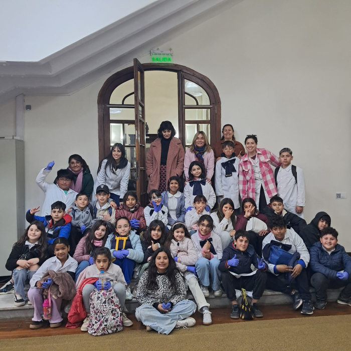 Alumnos de la Escuela N° 337.