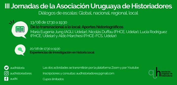 III Jornadas de la Asociación Uruguaya de Historiadores