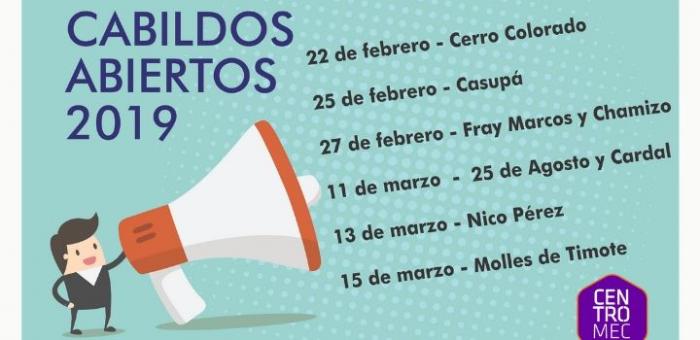 Cronograma cabildos abiertos Cronograma cabildos abiertos