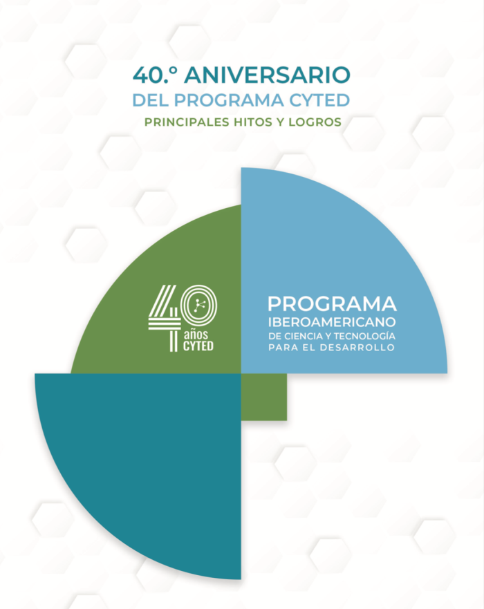 publicación en conmemoración de los 40 años de CYTED publicación en conmemoración de los 40 años de CYTED