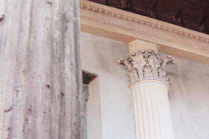 Detalle de la construcción del INAE