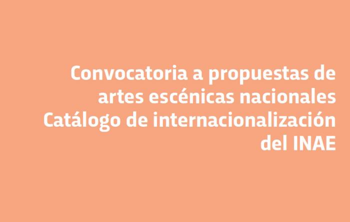 Catálogo de internacionalización - INAE 2022