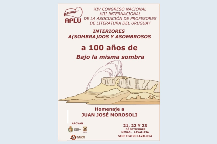 Afiche del XIV y XIII Congresos de profesores de literatura en Minas Afiche del XIV y XIII Congresos de profesores de literatura en Minas