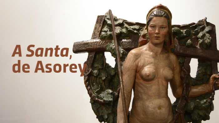 La escultura «A Santa» de Francisco Asorey en el Museo Zorrilla