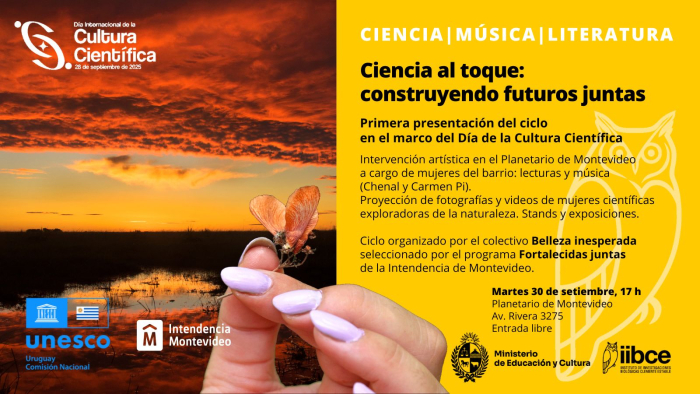 Invitación Ciencia al Toque, Construyendo futuros juntas.