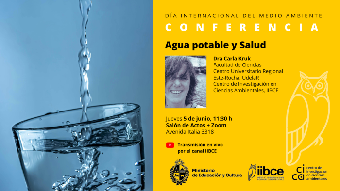 Gráfica promocional charla Agua Gráfica promocional charla Agua