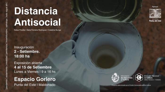 Exposición del proyecto ¨Distancia Antisocial¨ en Maldonado 