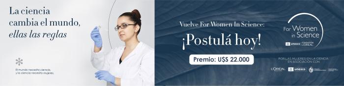 Premio Nacional L’ORÉAL - UNESCO “POR LAS MUJERES EN LA CIENCIA” 2025