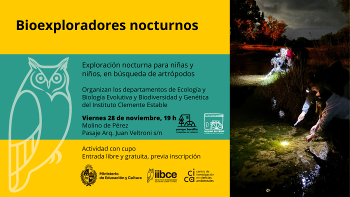 Imagen de difusión de la actividad Bioexploradores nocturnos 2025 Imagen de difusión de la actividad Bioexploradores nocturnos 2025