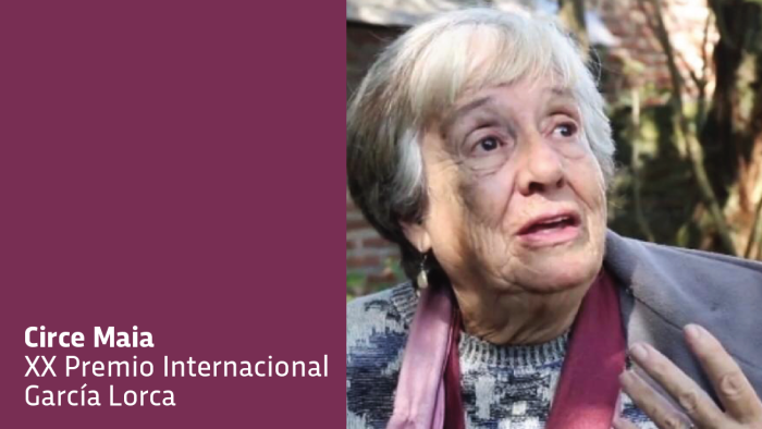 La poeta uruguaya Circe Maia gana el XX Premio Internacional Federico García Lorca