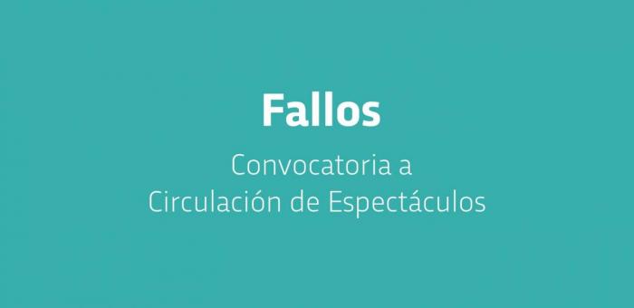 Fallos circulación de espectáculos