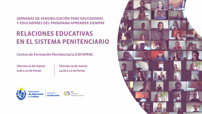  Jornadas de sensibilización "Relaciones educativas en el sistema penitenciario"