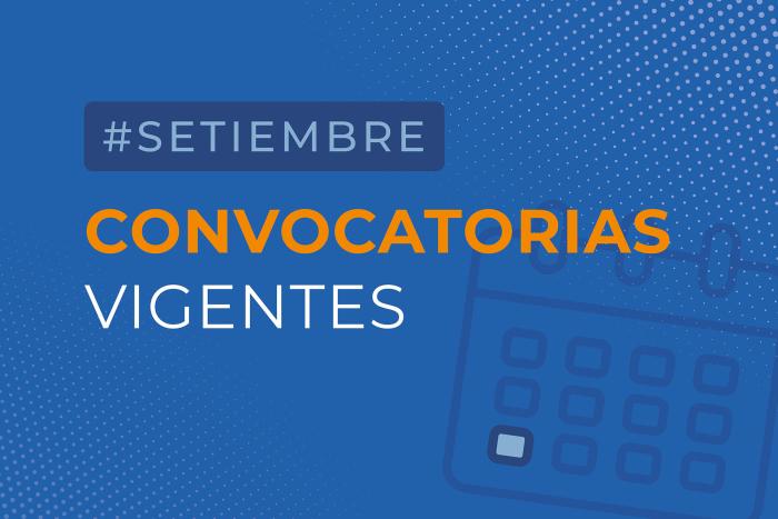 Convocatorias MEC setiembre Imagen con almanaque y texto.