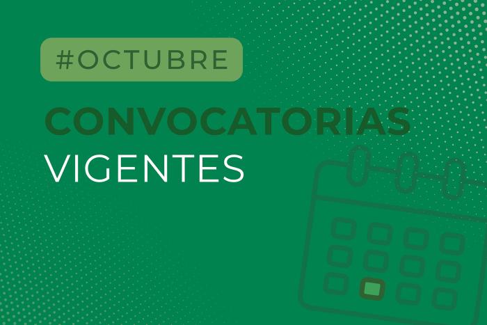 Convocatorias vigentes octubre