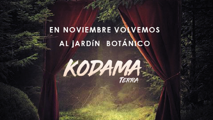 Kodama en el Jardín Botánico Kodama en el Jardín Botánico